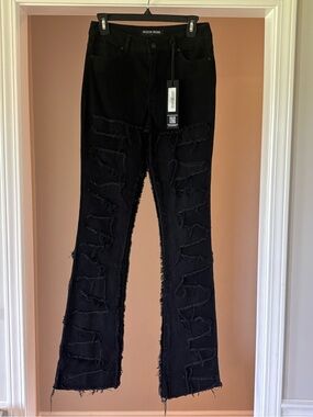 Rockstar Original Black Button-Front Jeans